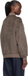 Lauren Manoogian Taupe Suri Bomber Jacket