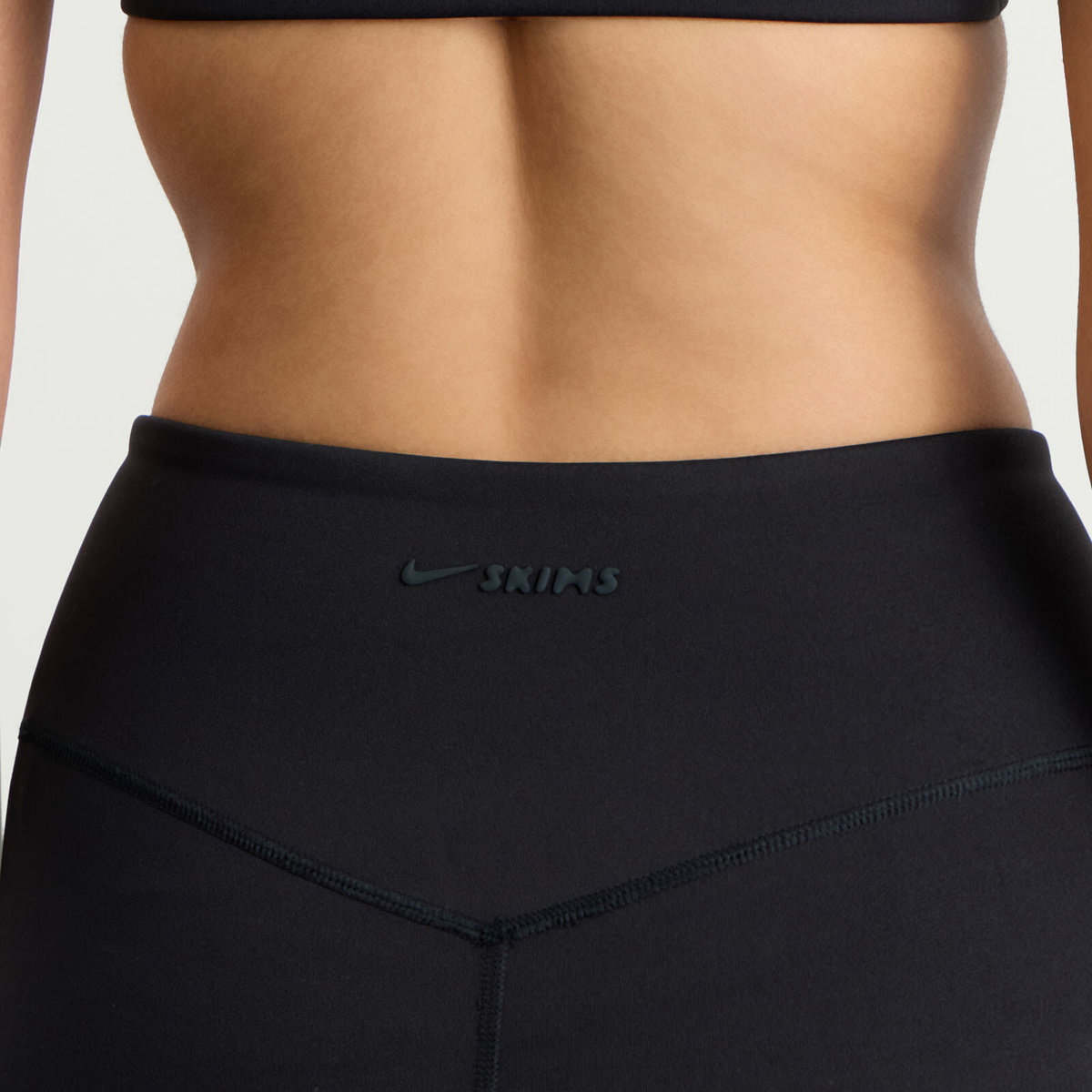 Nike Women's x SKIMS Matte Crop Legging 17" in Obsidian