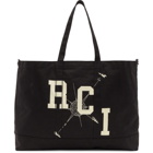 Reese Cooper Black Compass Oversized Tote