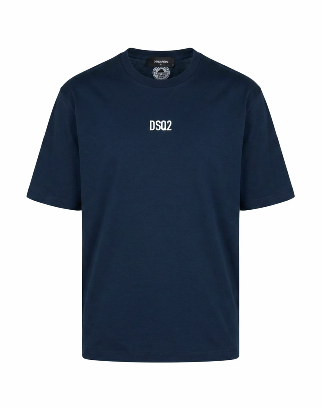 Photo: Dsquared2 Mens T-shirt Midnight in Blue