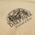 Daily Paper Men's Perzo Festival Of Roses T-Shirt in Twill Beige