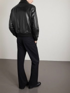 TOM FORD - Leather Blouson Jacket - Black