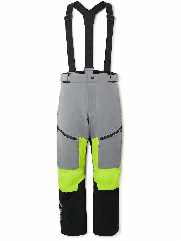 Photo: Moncler Grenoble - Colour-Block Padded Ski Pants - Gray
