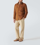 Gabriela Hearst Lucas suede overshirt