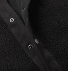 Gramicci - Boa Grosgrain-Trimmed Micro Fleece Gilet - Black