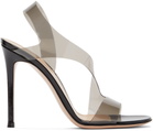 Gianvito Rossi Black Metropolis 105 Heeled Sandals