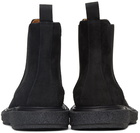 Officine Creative Black Suede Bullet 2 Chelsea Boots