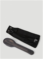 Travel Cutlery Set in Black