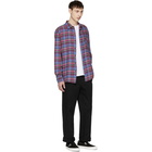 Adaptation Pink and Blue Plaid Boy Shirt