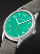 NOMOS Glashütte - Club Campus 38.5 Hand-Wound Stainless Steel and Alcantara® Watch, Ref. No. 726.GB