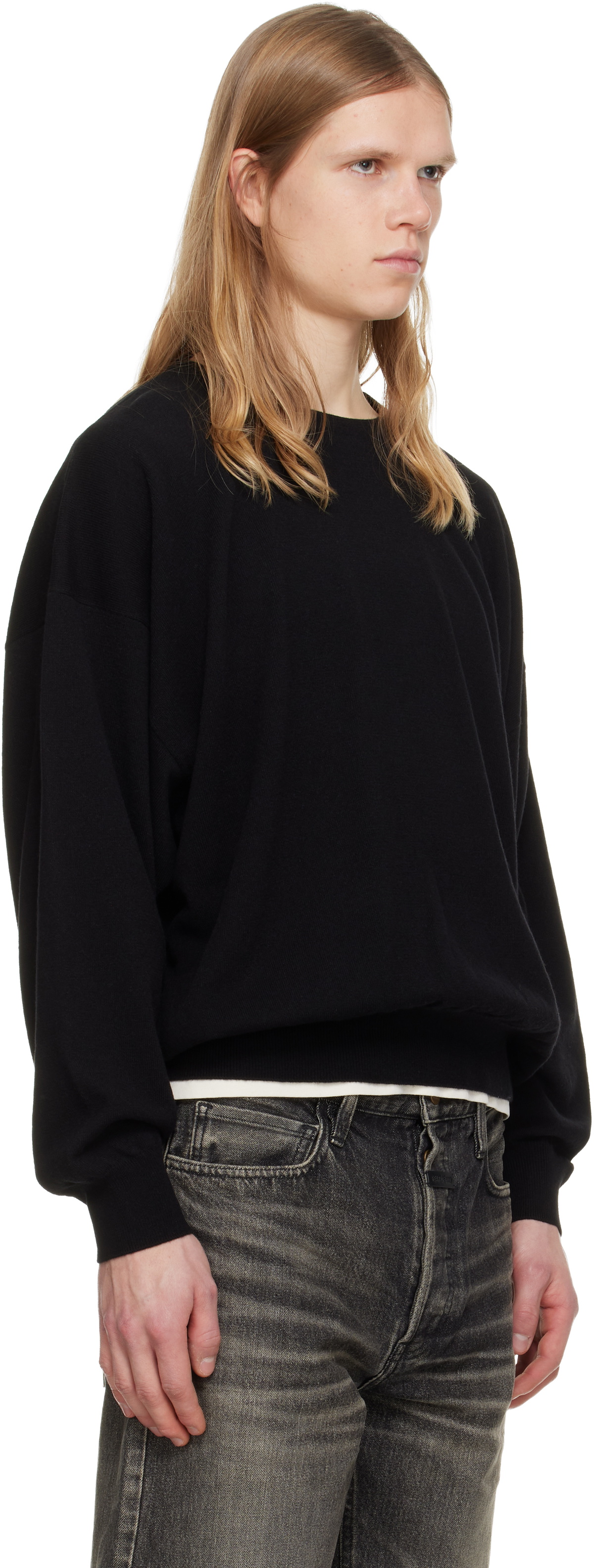 Fear of God Black Cashmere Sweater