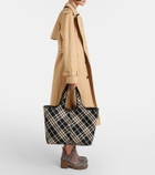 Burberry Burberry Check Medium canvas tote bag