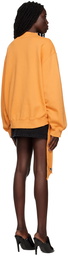 The Attico Orange Pet Sweatshirt