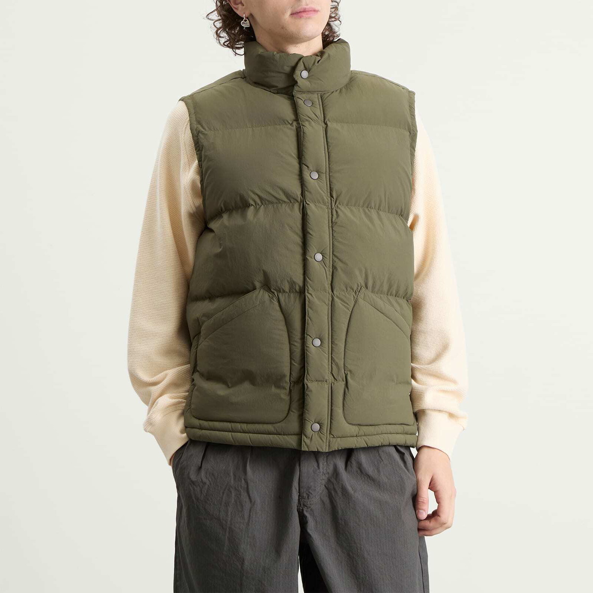 Kestin Men's Pathhead Puffer Vest in Dark Olive