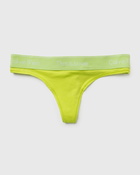 Calvin Klein Underwear Wmns Thong Yellow - Womens - Panties