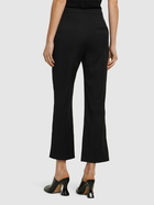 LOULOU STUDIO Dorkas High Rise Cropped Wool Pants