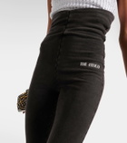 The Attico High-rise cotton jersey leggings