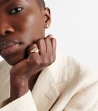 Yvonne Léon Baby Chevalière 9kt ring with diamonds