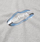 Carhartt WIP - Logo-Print Mélange Cotton-Jersey T-Shirt - Gray