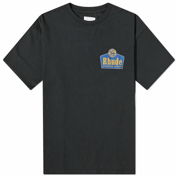 Photo: Rhude Men's Grand Cru T-Shirt in Vintage Black