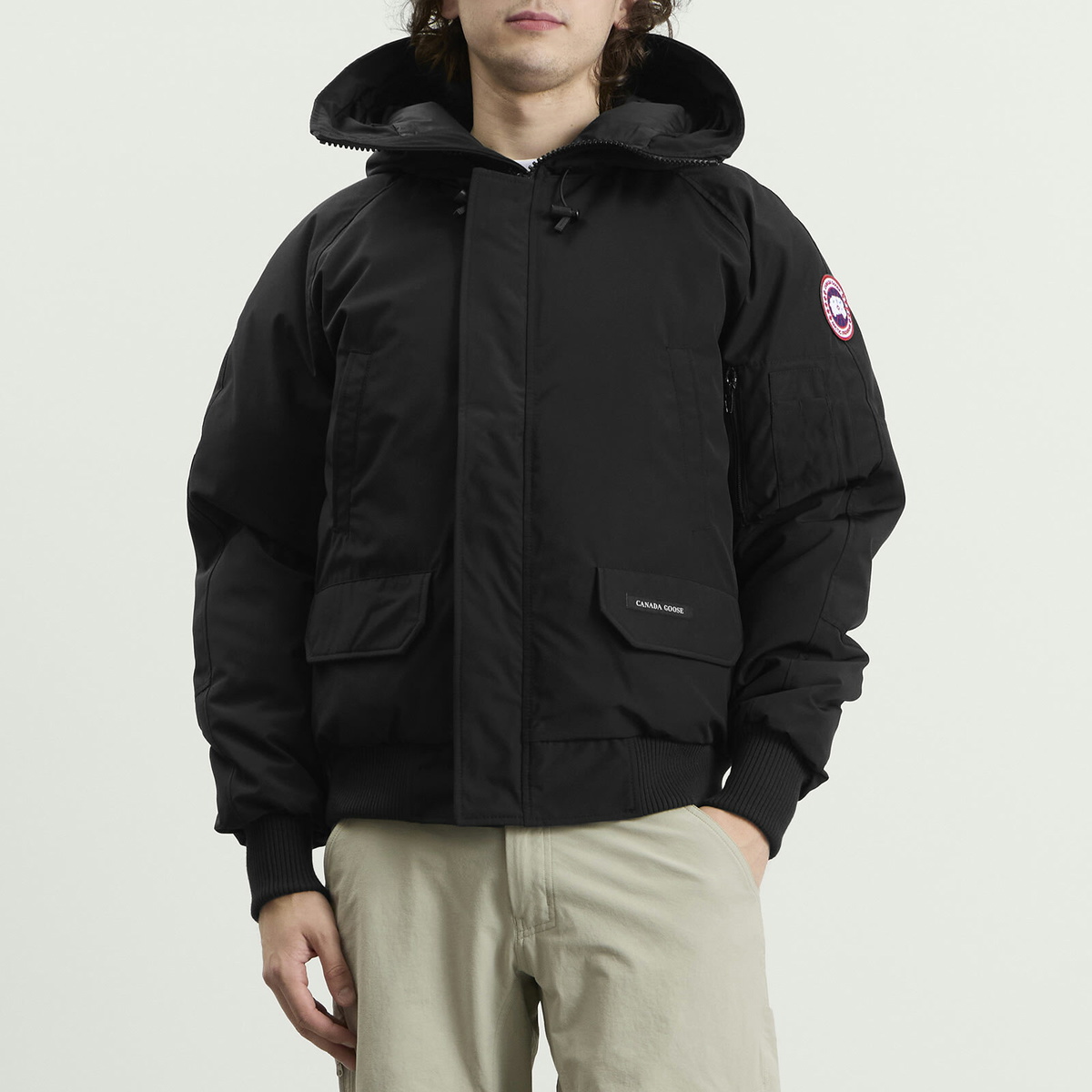 Canada Goose Men's Chilliwack Bomber Jacket Classic Disc in Black