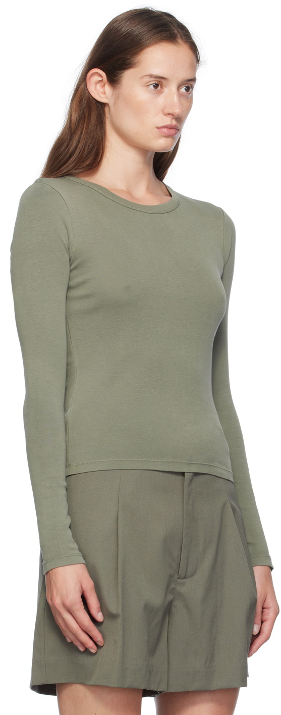 St. Agni Green Organic Cotton Long Sleeve T-Shirt