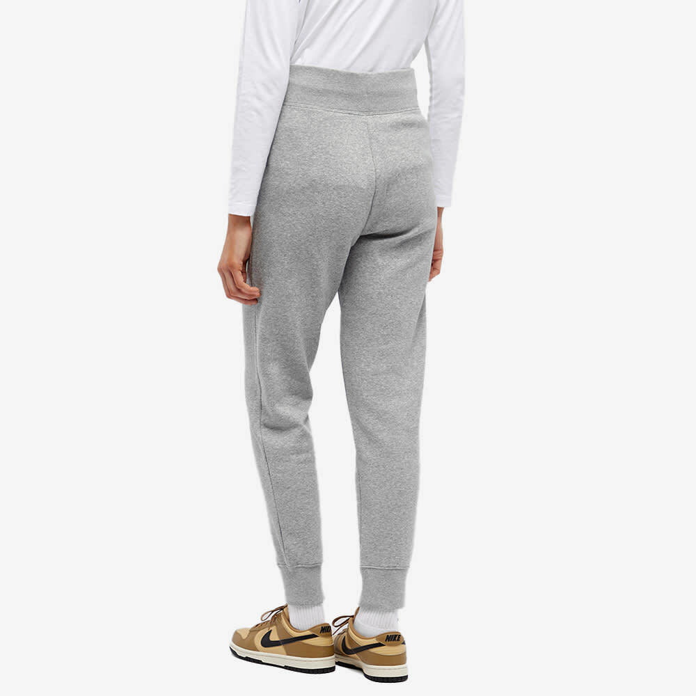 Nike Women's Phoenix Fleece Cuff Pant in Dark Grey Heather/Sail Nike