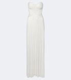 Maria Lucia Hohan Kamina cutout silk tulle bustier gown