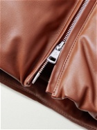 Moncler Genius - 1 Moncler JW Anderson Grasmoor Padded Leather Down Jacket - Brown