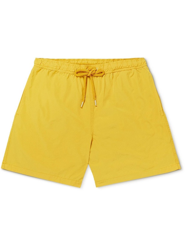 Photo: Aspesi - Straight-Leg Mid-Length Swim Shorts - Yellow