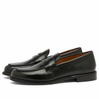 Vagabond Shoemakers Women's Linn Polished Leather Penny Loafer in Black Polished Leather