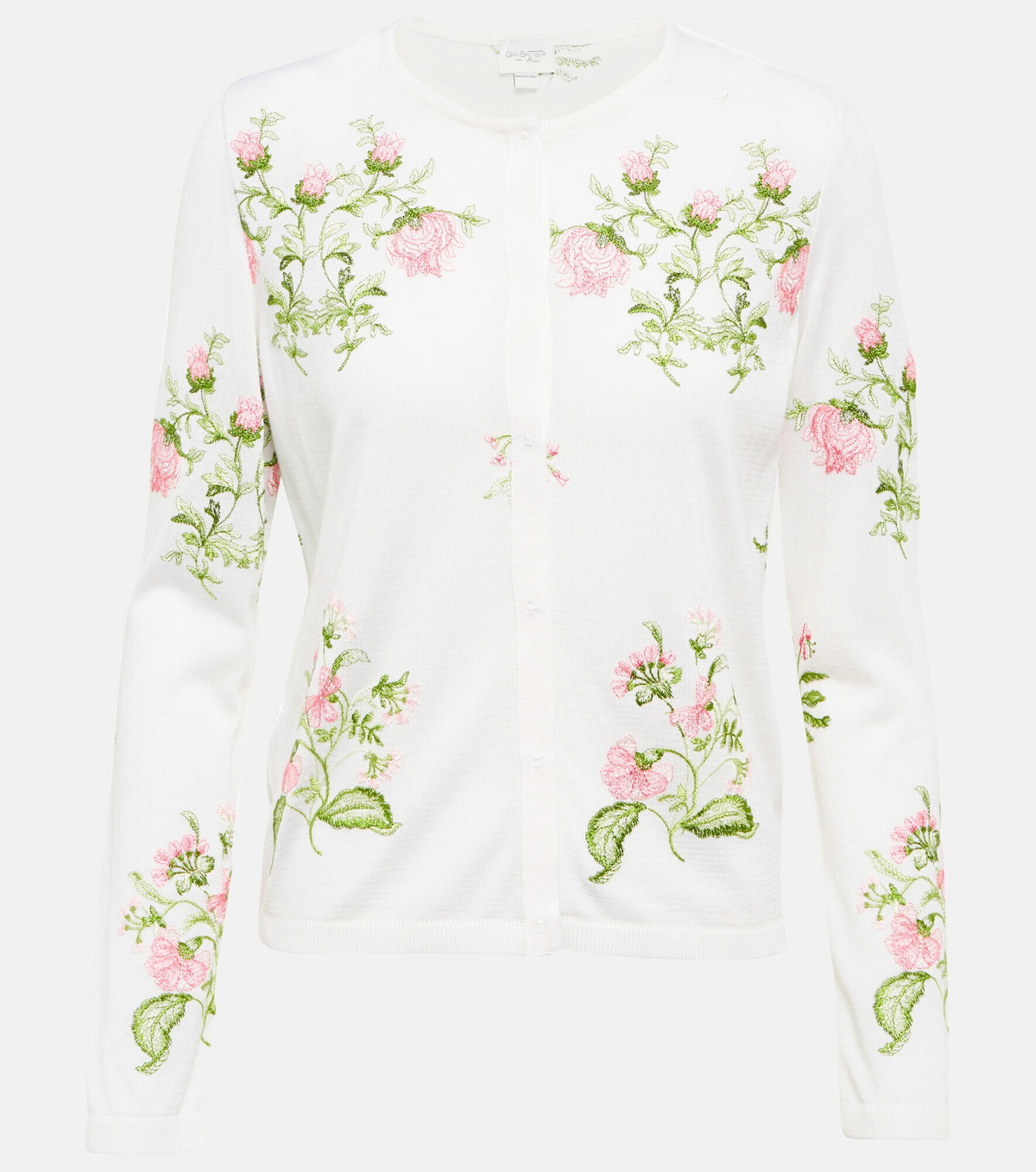 Giambattista Valli - Floral cashmere and silk cardigan