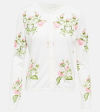 Giambattista Valli - Floral cashmere and silk cardigan