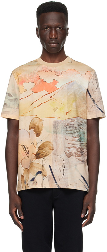 Photo: Paul Smith Yellow Printed T-Shirt