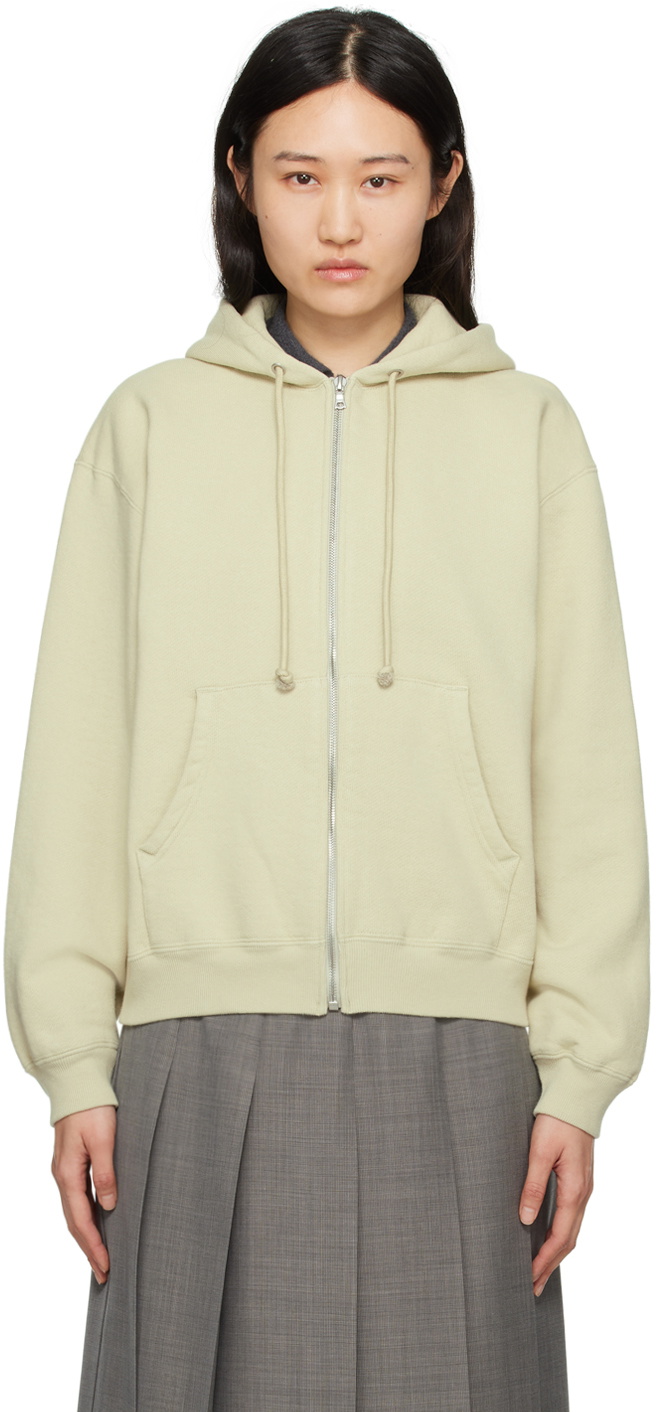 トップス Auralee hoodie women 1 size Gray Smooth Soft Bd Sweat Zip Hoodie by AURALEE on Sale