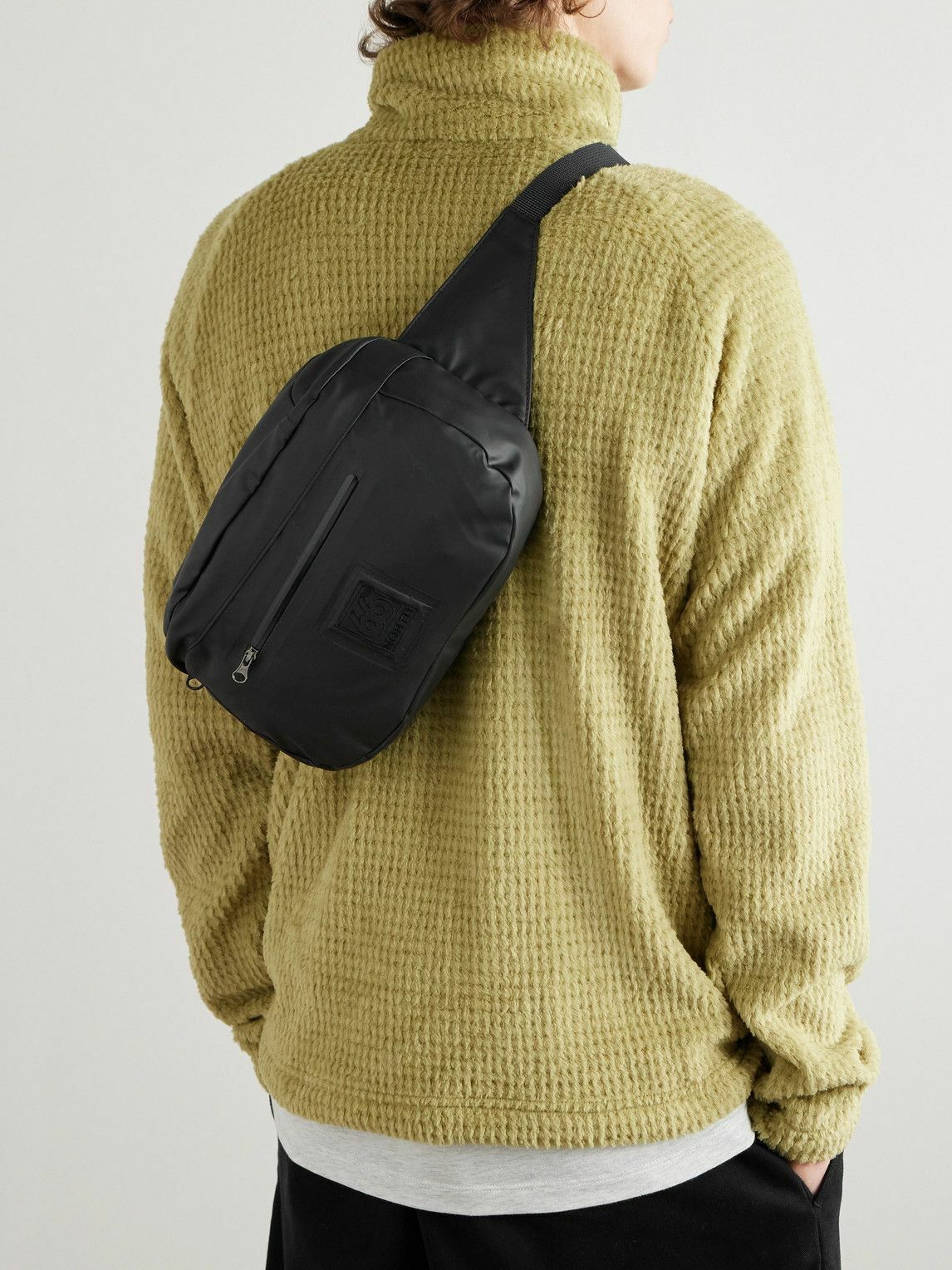 66 North - Logo-Embroidered Rubber Belt Bag