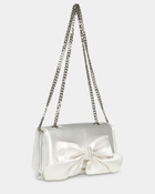 Steve Madden Bsaucer Bag in White Satin