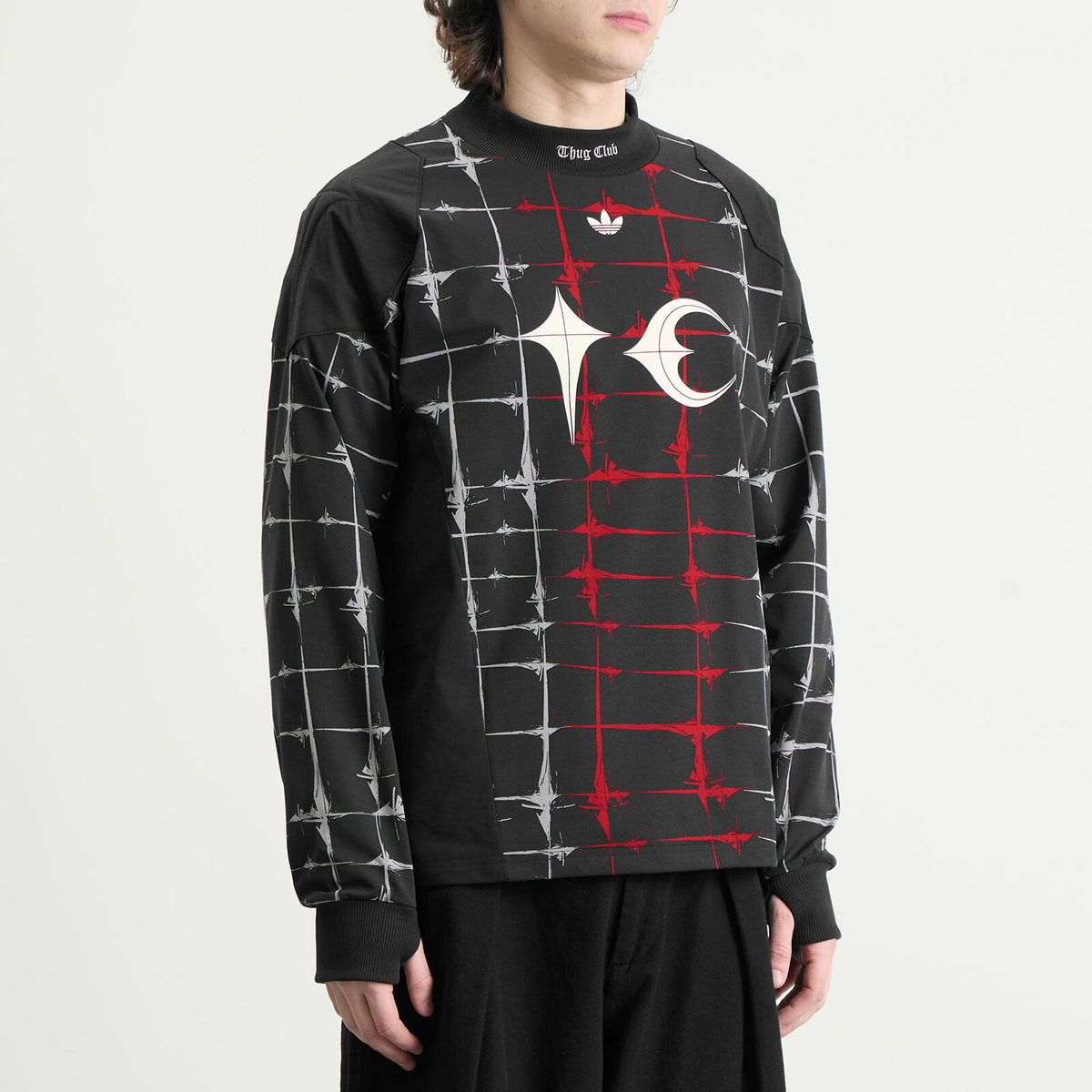 Adidas Men's x Thug Club Goalie Long Sleeve Top in Black adidas