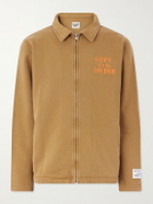 Gallery Dept. - Montecito Logo-Print Cotton-Jersey Jacket - Brown