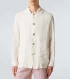 Fedeli Oxford linen jacket