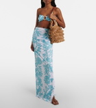 Alexandra Miro Gia printed jersey maxi skirt