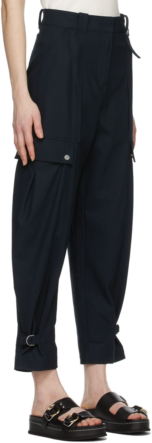 3.1 Phillip Lim Navy Cotton Trousers 3.1 Phillip Lim