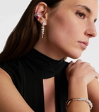 Yeprem 18kt white gold (750/1000) earrings with diamonds