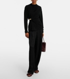 Bottega Veneta Blink 80 Intrecciato leather mules