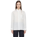 Mansur Gavriel White Linen Shirt