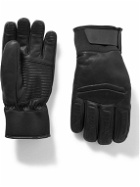 Kjus - Performance Leather and Neoprene Ski Gloves - Black