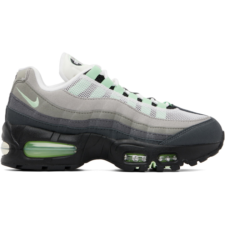 Photo: Nike Gray Air Max 95 Big Bubble Sneakers