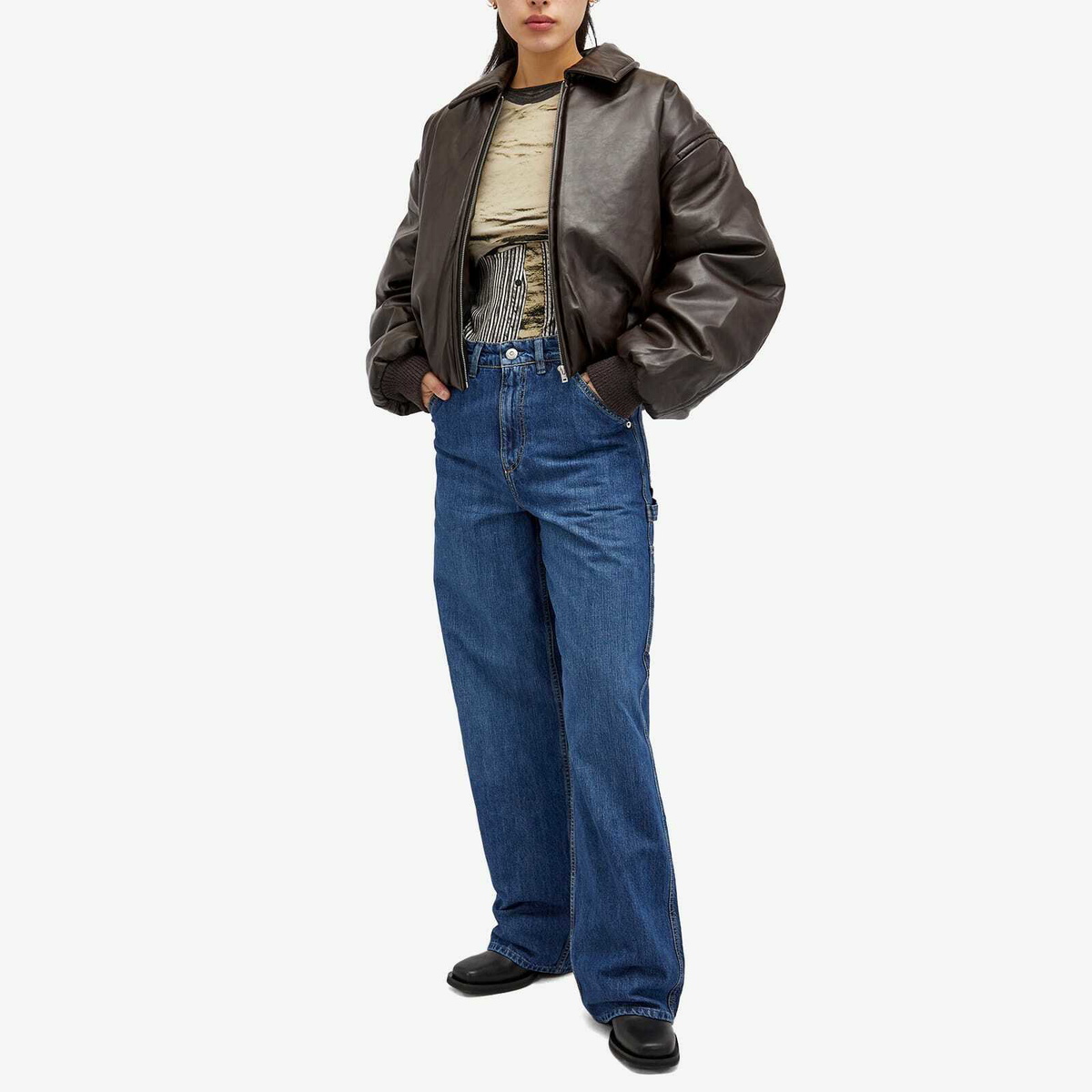 Our Legacy Blue Cotton Tapered Jeans