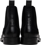 BOSS Black Leather Chelsea Boots
