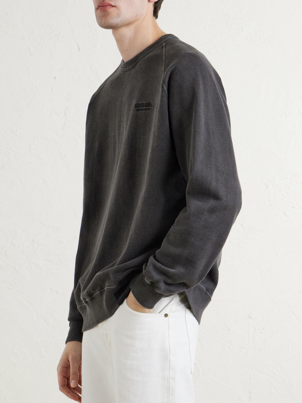 Neighborhood - Cotton Pigment Dyed Sweatshirt - Gray